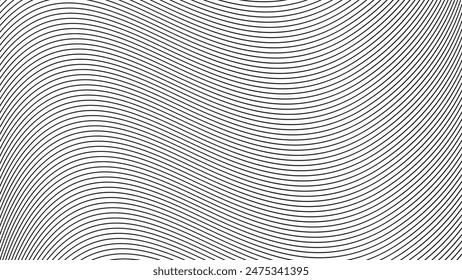 Abstract seamless background with dynamic curve line wallpaper vector image for backdrop or presentation	