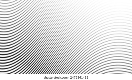 Abstract seamless background with dynamic curve line wallpaper vector image for backdrop or presentation	