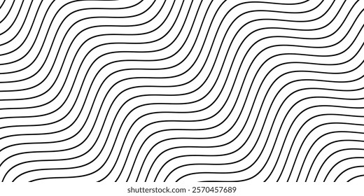 Abstract seamless background with dynamic curve line vector  