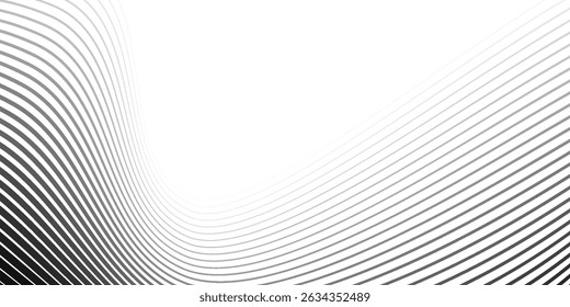 Abstract seamless background with dynamic curve line wallpaper vector image for backdrop or presentation	