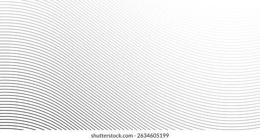 Fondo Abstractas sin fisuras con línea de curva dinámica Imagen de Vector de Fondo de pantalla para el telón de fondo o presentación	
