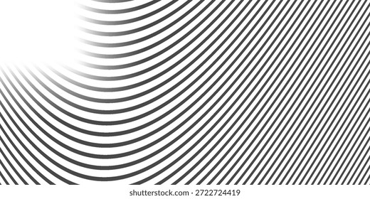 Fondo Abstractas sin fisuras con línea de curva dinámica Imagen de Vector de Fondo de pantalla para el telón de fondo o presentación	