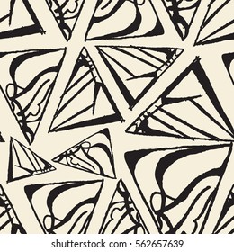 abstract seamless background with ethnic patterns