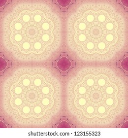 Abstract seamless background. Filigree vector design  with a gradient.