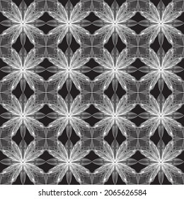 Abstract Seamless background. Geometric pattern with cubes. Vector image