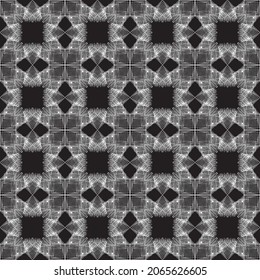 Abstract Seamless background. Geometric pattern with cubes. Vector image