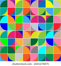 Abstract seamless background. Geometric pattern vector 2d design.