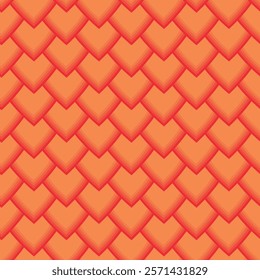 Abstract seamless background with geometric shapes similar to the heart. Seamless viva geometric squares pattern design.  vector illustration