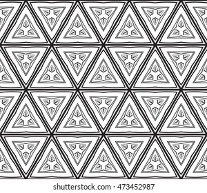 abstract seamless background with geometry shape. vector. For the interior design, wallpaper, textiles, presentations, images illusions.
