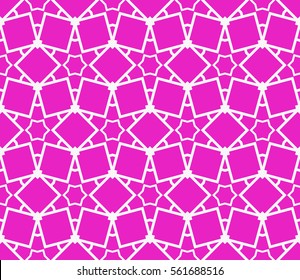 abstract seamless background with geometry shape. vector. modern ornament. for interior design, wallpaper, textile, decor, fabric. pink, silver color