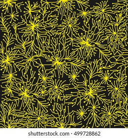 abstract seamless background with gold pattern. not clipping mask