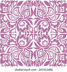 Abstract seamless background. Hand drawn floral and geometric pattern. Can be used for card design, wallpaper, pattern fills, web page background, surface textures