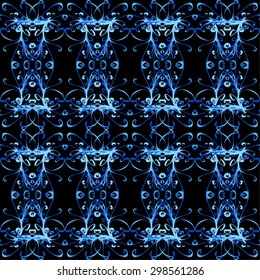Abstract seamless background. Hand drawn floral and geometric pattern. Can be used for card design, wallpaper, pattern fills, web page background, surface textures.