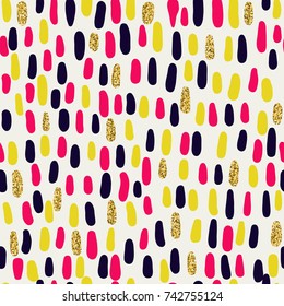 Abstract seamless background with hand drawn brush stokes