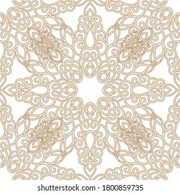 Abstrakter nahtloser Hintergrund mit dem Islam, arabischen, ottomanischen Motiven.