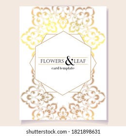 Abstract seamless background with Islam, Arabic, ottoman motives.