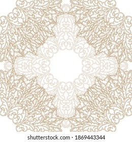 Abstract seamless background with Islam, Arabic, ottoman motives.