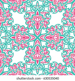 Abstract seamless background with Islam, Arabic, ottoman motives.