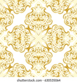 Abstract seamless background with Islam, Arabic, ottoman motives.