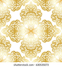 Abstract seamless background with Islam, Arabic, ottoman motives.