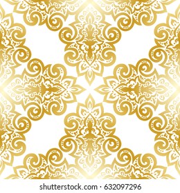 Abstract seamless background with Islam, Arabic, ottoman motives.