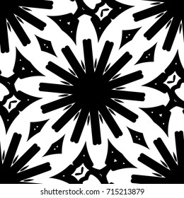 abstract seamless background with lace geometric floral ornament. vector illustration