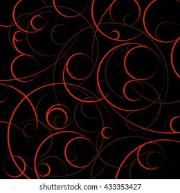Abstract seamless background made of set of rings