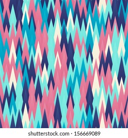 Abstract seamless background with many triangles, vector illustration