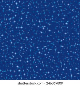 Abstract seamless background with night sky pattern,vector illustration