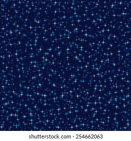 Abstract seamless background with night sky pattern,vector illustration