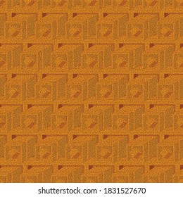 Abstract seamless background. Noise structure with cubes. Vector image