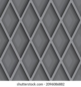 Abstract seamless background. Noise structure with rhombuses. Vector image