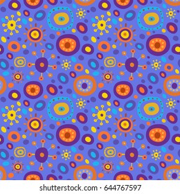 Abstract seamless background with a original ethnic pattern