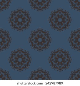 Abstract seamless background with ornament. Vector illustration