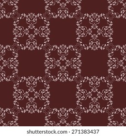 Abstract seamless background with ornament. Wallpaper pattern