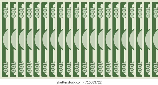 Abstract seamless background of the paper money