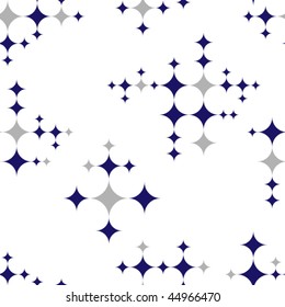 Abstract seamless background pattern with blue and grey squares