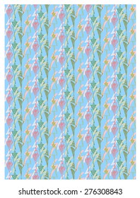 Abstract seamless background pattern with fashion silhouettes , vector illustration