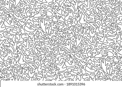 Abstract seamless background pattern. Hand drawn vector illustration. Modern design pattern.
