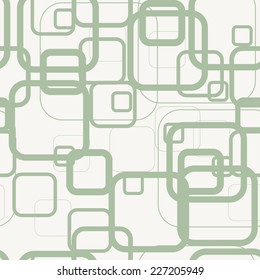 Abstract seamless background. Pattern was made from squares with rounded corners. Vector illustration