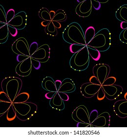 Abstract seamless background pattern. Vector illustration