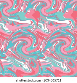 Resumen de fondo transparente, color rosa azul brillante. Patrón abstracto para tela, diseño textil. Ilustración del vector