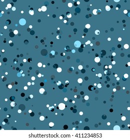 Abstract seamless background with polka dots. For fabric, wallpaper, print.