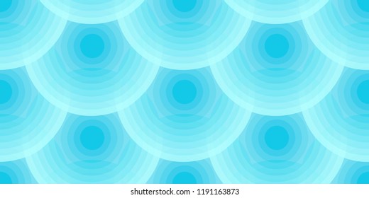 Abstract seamless background of round discs with gradient fills.