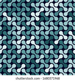 abstract seamless background with rounded shapes