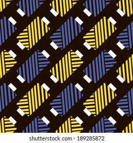 abstract seamless background with sewing accessories