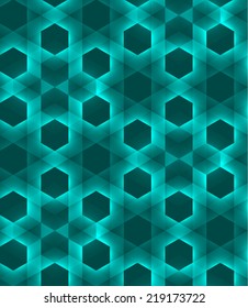 Abstract seamless background with shine cell elements