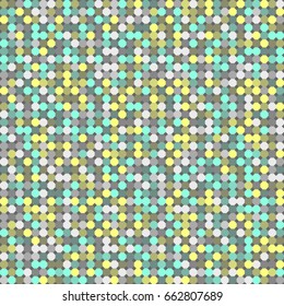 Abstract seamless background of small multicolored identical elements. Square texture for paper, wallpaper, background for your website