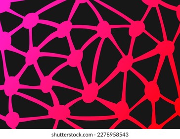 Abstract seamless background with some dots connected to each other with lines