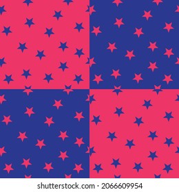 Abstract seamless background with stars. Vintage texture. Vector illustration